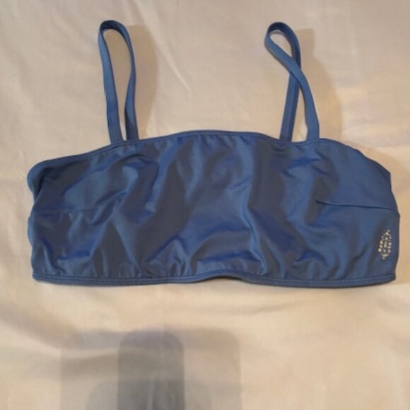 FP Movement by Free People Blue Bandeau Sports Bra- Large - Picture 3 of 5